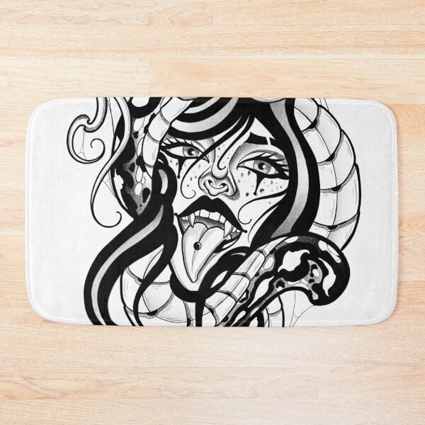 Item preview, Art Nouveau snake woman designed and sold by 7Delamancha.