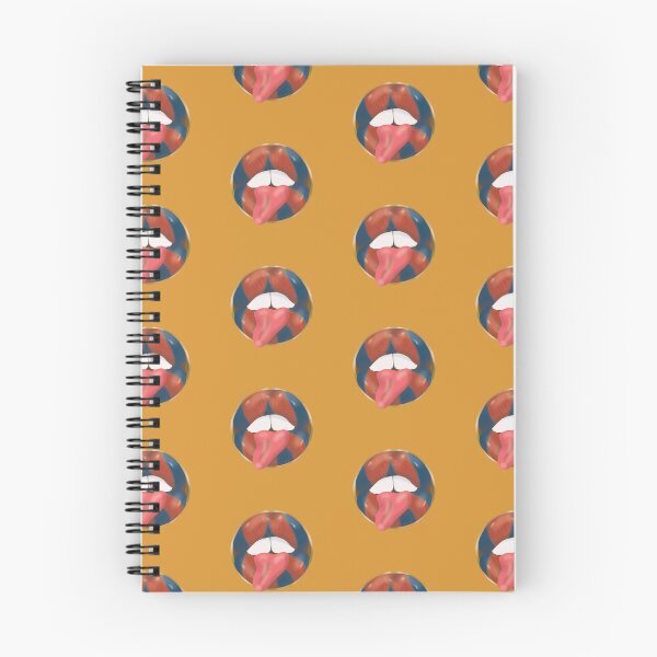 Item preview, Rebel Lips Pop Art – Duotone redblue on Yellow Background designed and sold by GoldenRebels.