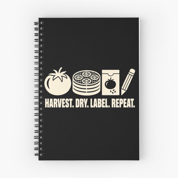 Item preview, Harvest Dry Label Repeat Seed Saving Garden Humor designed and sold by DreamLayerStudio.