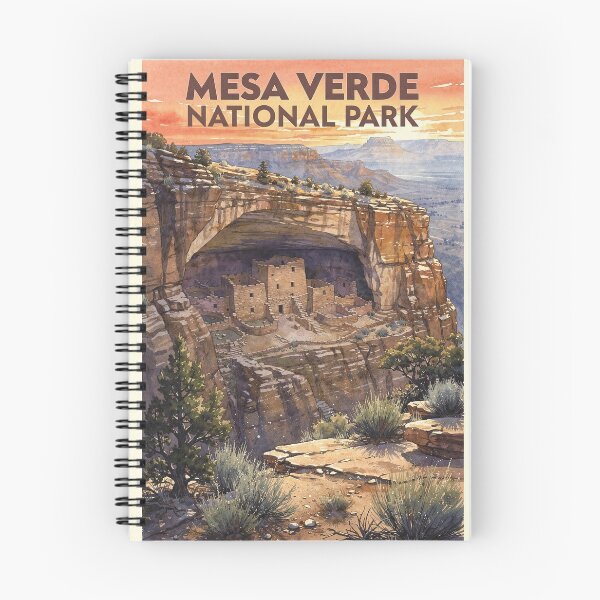 Item preview, Mesa Verde National Park Colorado Vintage Watercolor Travel designed and sold by Teelogic.