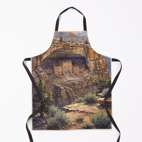 Item preview, Mesa Verde National Park Colorado Vintage Watercolor Travel designed and sold by Teelogic.