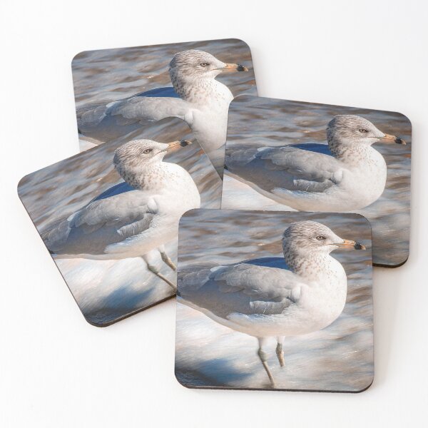 Item preview, Seagull Wading in Morning Surf designed and sold by Craig Bernstein.