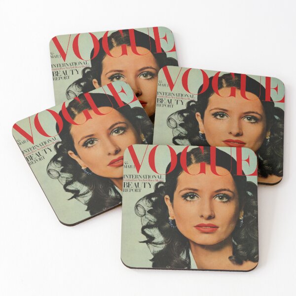 Item preview, Vogue Magazine Cover Vintage Girls Ladies Women Wall Art Poster Print Tee Cushion Mug Shirt designed and sold by Cool Robot Bro..