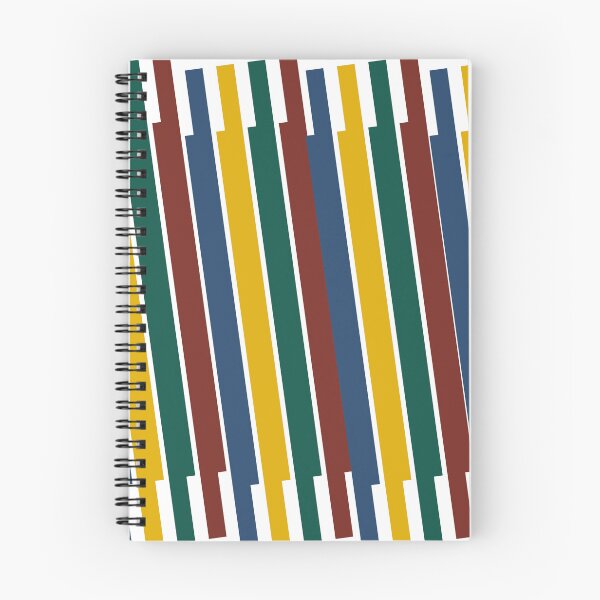 Item preview, Diagonal Stepped Spectrum Lines Abstract Geometric Pattern designed and sold by LensDyn™.