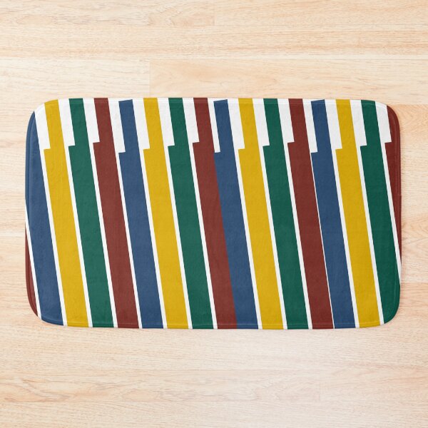 Item preview, Diagonal Stepped Spectrum Lines Abstract Geometric Pattern designed and sold by LensDyn™.