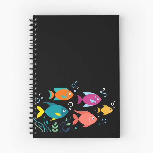 Item preview, Colorful Tropical Fish Design with Underwater Bubbles and Plants designed and sold by ElegantOutlines.