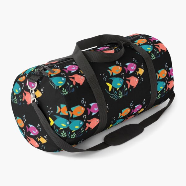 Item preview, Colorful Tropical Fish Design with Underwater Bubbles and Plants designed and sold by ElegantOutlines.