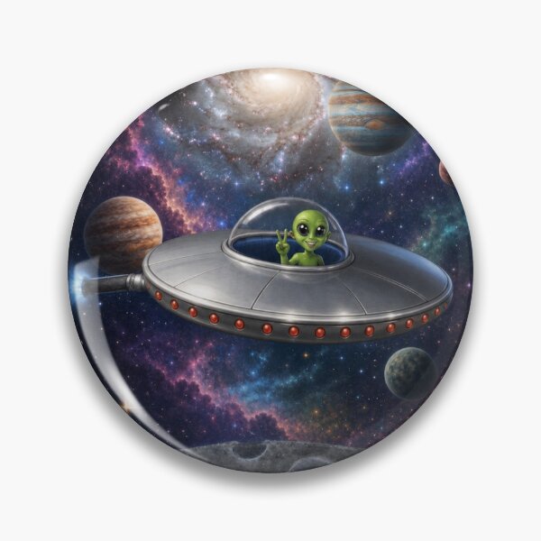 Artikelvorschau, Friedens-Alien entworfen und verkauft von cbfineart.