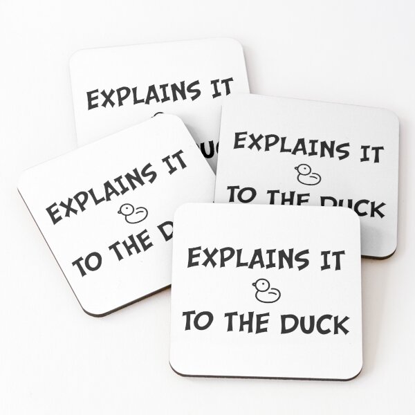 Item preview, Explains It to The Duck Programming Gift designed and sold by ScienceCorner.