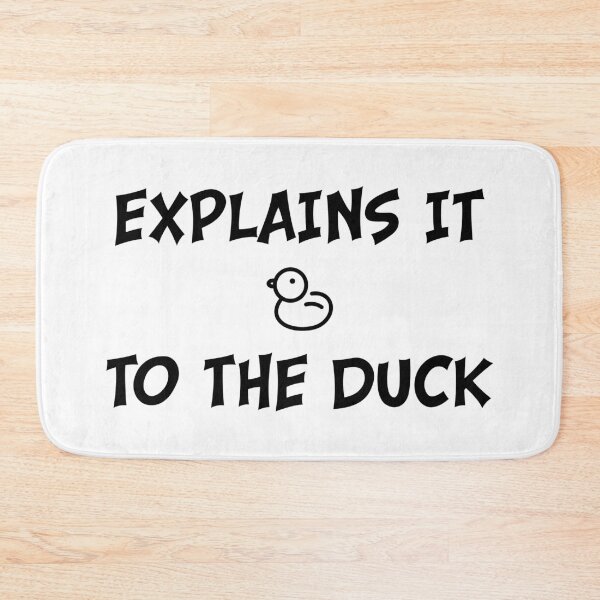 Item preview, Explains It to The Duck Programming Gift designed and sold by ScienceCorner.