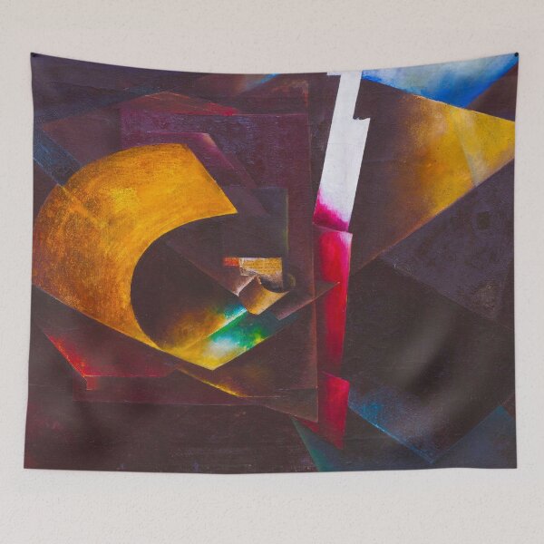 Item preview, El Lissitzky, Composition geometric avant-garde colorful pattern modern art landscape painting designed and sold by Jéanpaul  Ferro.
