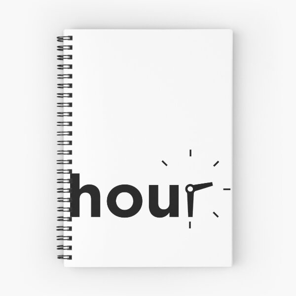 Item preview, HOUR Clock Typogram - Time Clock Hands Design designed and sold by 2Sec.