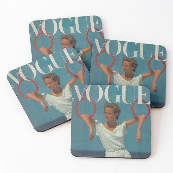 Item preview, Vogue Magazine Cover Vintage Girls Ladies Women Wall Art Poster Print Tee Cushion Mug Shirt designed and sold by Cool Robot Bro..
