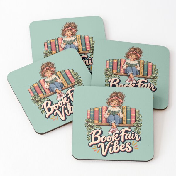 Item preview, Book Fair Vibes – Cute Bookworm Girl Reading. designed and sold by Endless7Art.