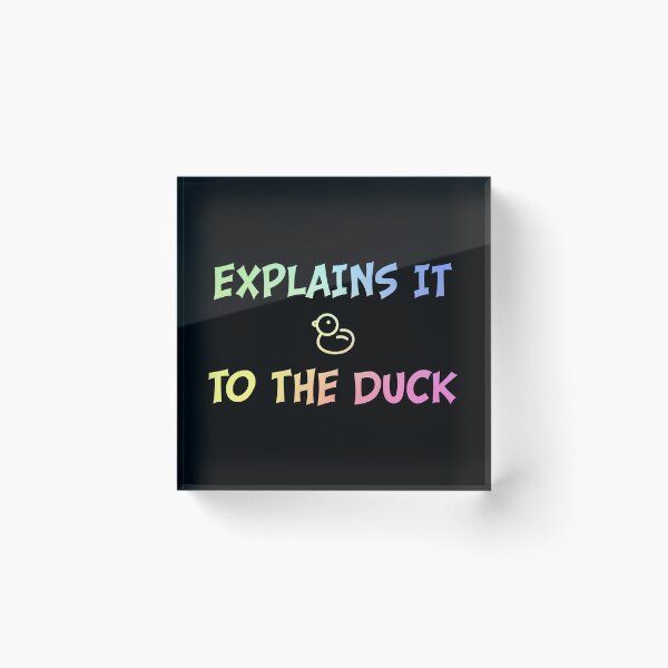 Item preview, Explains It to The Duck Programming Gift designed and sold by ScienceCorner.