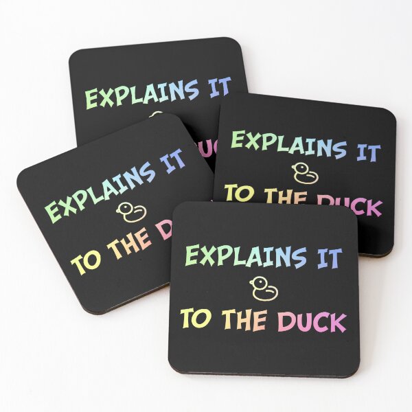 Item preview, Explains It to The Duck Programming Gift designed and sold by ScienceCorner.