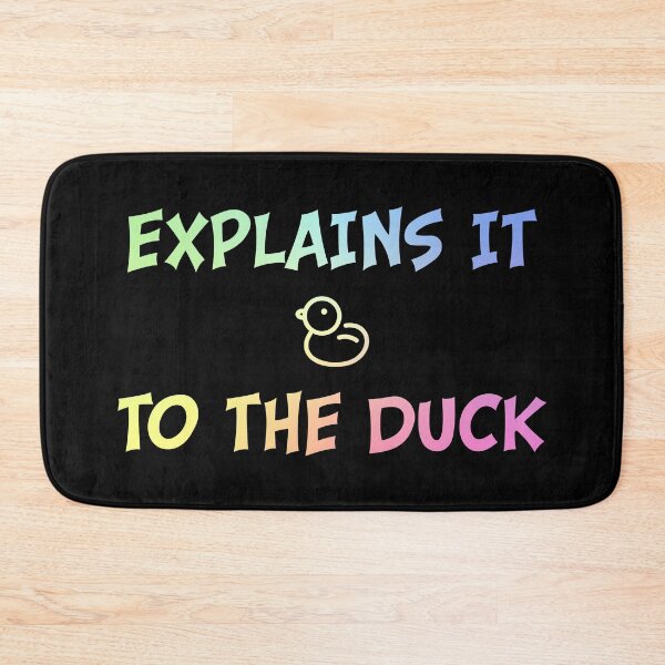 Item preview, Explains It to The Duck Programming Gift designed and sold by ScienceCorner.