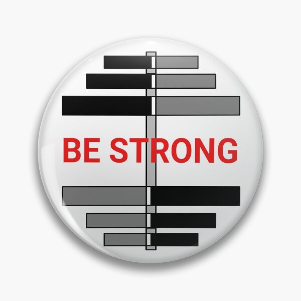 Item preview, Be Strong Dumbbell Weightlifting Gym Motivation Graphic designed and sold by Dzulo.