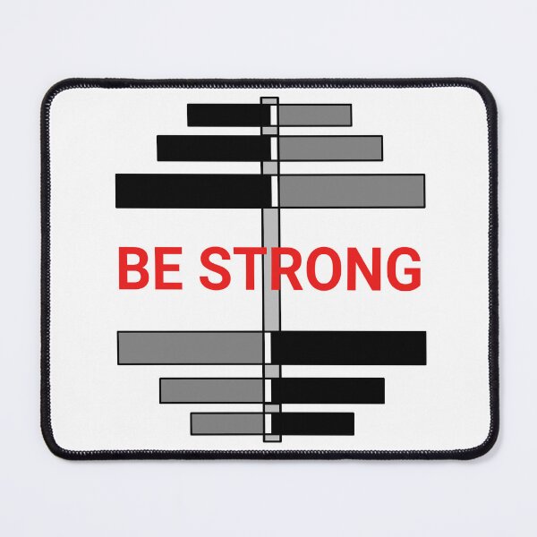Item preview, Be Strong Dumbbell Weightlifting Gym Motivation Graphic designed and sold by Dzulo.