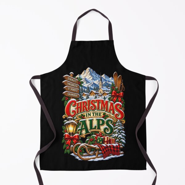 Item preview, Vintage Christmas in the Alps designed and sold by RockitBaby.