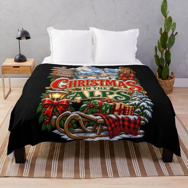 Item preview, Vintage Christmas in the Alps designed and sold by RockitBaby.