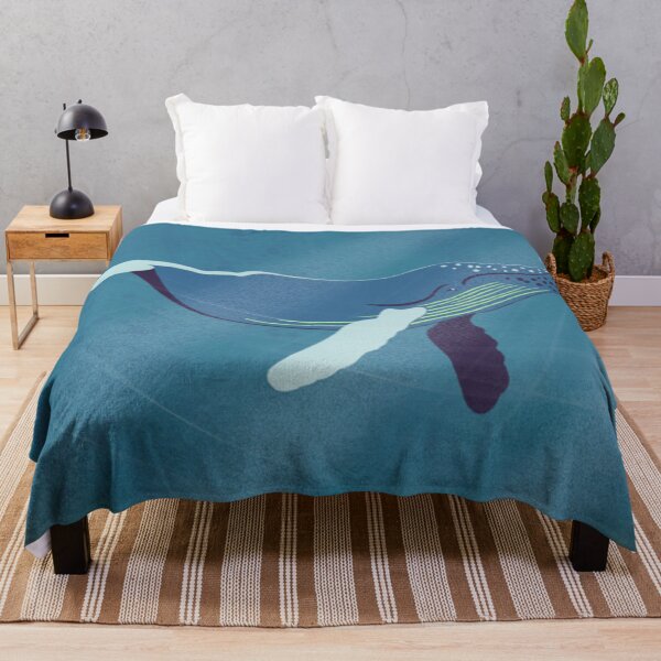 Item preview, Whale Swimming in the Ocean  designed and sold by raelia.