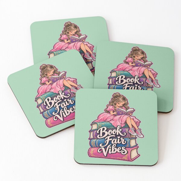 Item preview, Book Fair Vibes - Cute Girl Reading. designed and sold by Endless7Art.