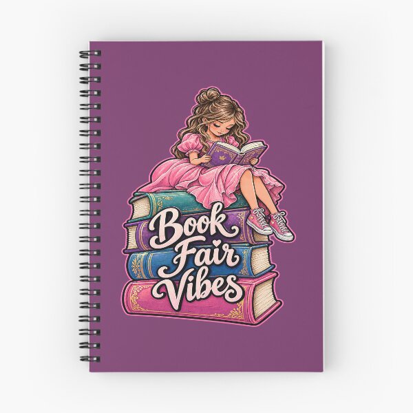 Item preview, Book Fair Vibes - Cute Girl Reading. designed and sold by Endless7Art.