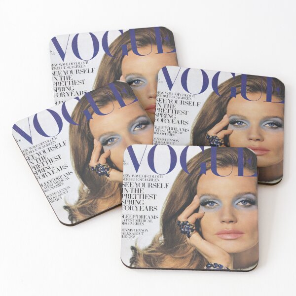 Item preview, Vogue Magazine Cover Vintage Girls Ladies Women Wall Art Poster Print Tee Cushion Mug Shirt designed and sold by Cool Robot Bro..