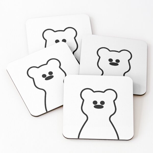 Item preview, Black and White Gummy Bear Sticker. Y2K Minimalist designed and sold by AnnaDesertArt.