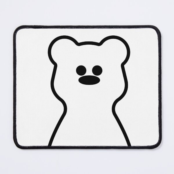 Item preview, Black and White Gummy Bear Sticker. Y2K Minimalist designed and sold by AnnaDesertArt.