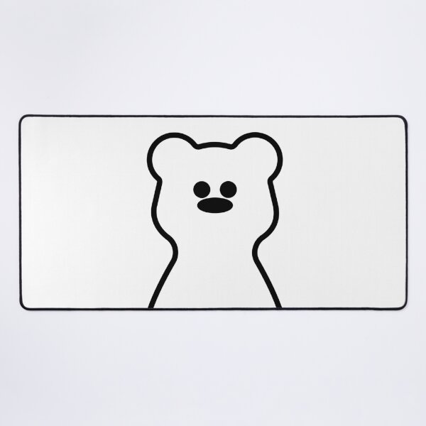 Item preview, Black and White Gummy Bear Sticker. Y2K Minimalist designed and sold by AnnaDesertArt.