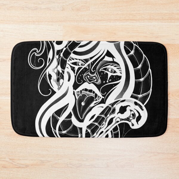 Item preview, White snake woman art nouveau designed and sold by 7Delamancha.