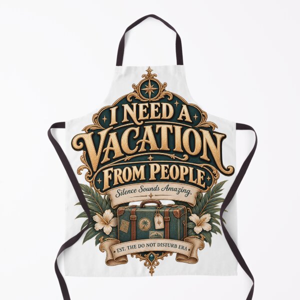 Item preview, I Need A Vacation From People Sarcastic Design designed and sold by InkroarCo.