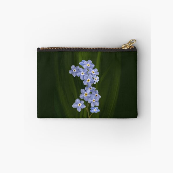 Item preview, Delicate Blue flowers - forget me not - oil art  designed and sold by moteemade.