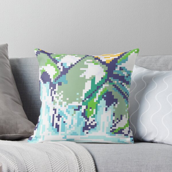 Item preview, Pixel Art Waterfall Landscape designed and sold by Vesperanvas.