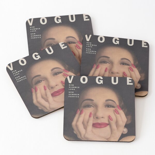 Item preview, Vogue Vanity Fair Magazine Cover Vintage Girls Ladies Women Wall Art Poster Print Tee Cushion Mug Shirt designed and sold by Cool Robot Bro..