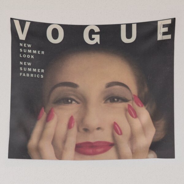 Item preview, Vogue Vanity Fair Magazine Cover Vintage Girls Ladies Women Wall Art Poster Print Tee Cushion Mug Shirt designed and sold by Cool Robot Bro..