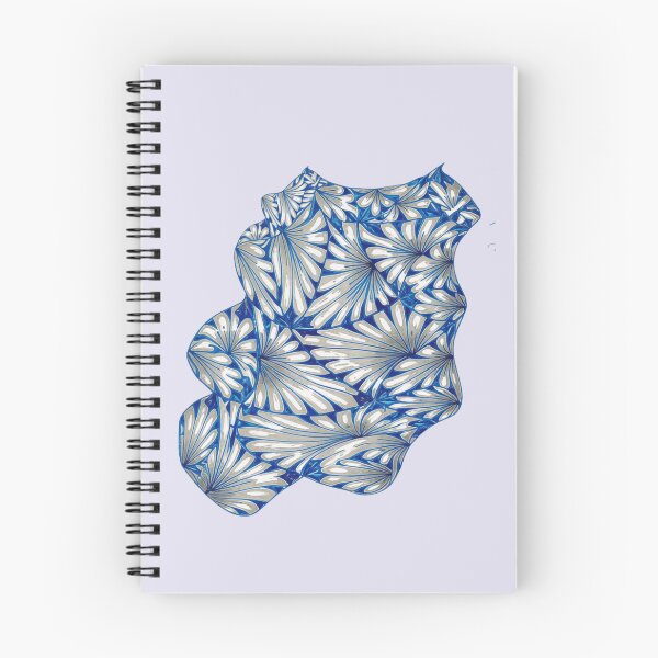Item preview, Flores azules - Patrón floral gráfico designed and sold by Modecreation.