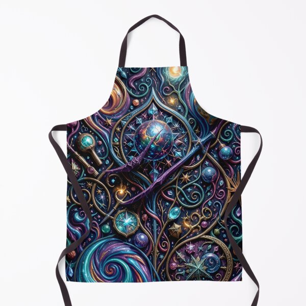 Item preview, Whimsical Cosmic Alchemy Chart - Cosmic Witchcore Art designed and sold by Vhelir-Art.