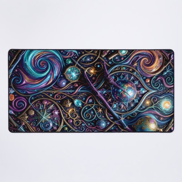 Item preview, Whimsical Cosmic Alchemy Chart - Cosmic Witchcore Art designed and sold by Vhelir-Art.