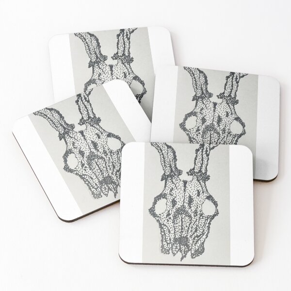 Item preview, Deer skull stipple designed and sold by Tiaep.