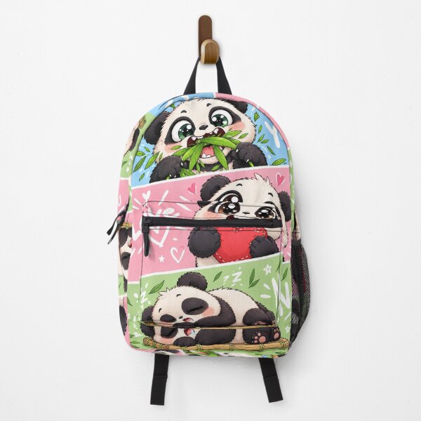 Item preview, Manic Kawaii Panda Triptych designed and sold by Pure Craft.