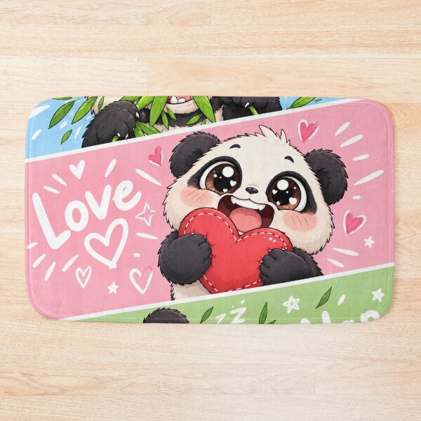 Item preview, Manic Kawaii Panda Triptych designed and sold by Pure Craft.
