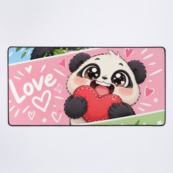 Item preview, Manic Kawaii Panda Triptych designed and sold by Pure Craft.