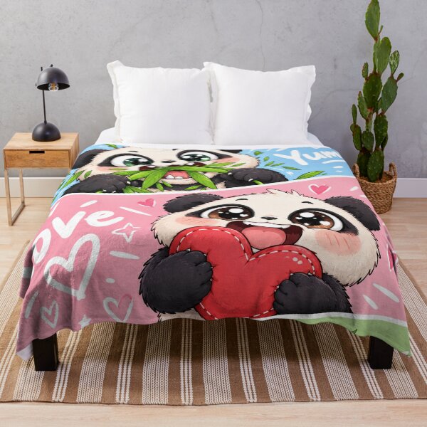 Item preview, Manic Kawaii Panda Triptych designed and sold by Pure Craft.