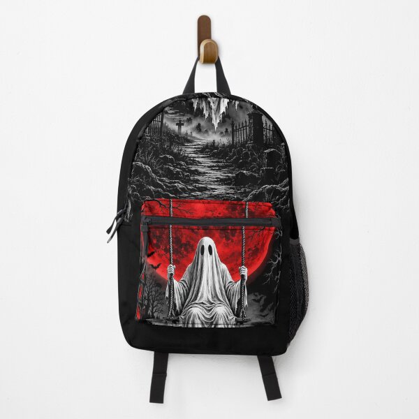 Artikelvorschau, Halooween Ghost Red Moon for Horror Lover entworfen und verkauft von MalwasBasket.