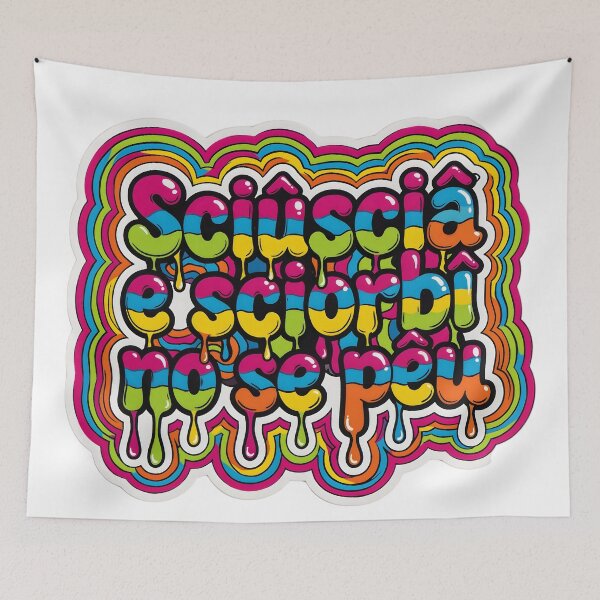 Item preview, Trippy Melting Psychedelic Typography Art designed and sold by ManuMax93.