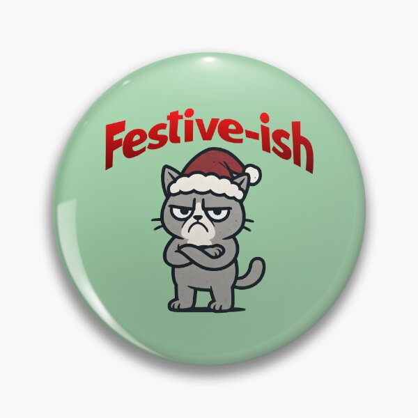 Item preview, Festive-ish Grumpy Cat Funny Christmas designed and sold by Sachie's Studio.