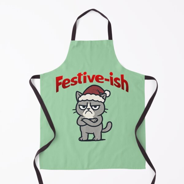 Item preview, Festive-ish Grumpy Cat Funny Christmas designed and sold by Sachie's Studio.